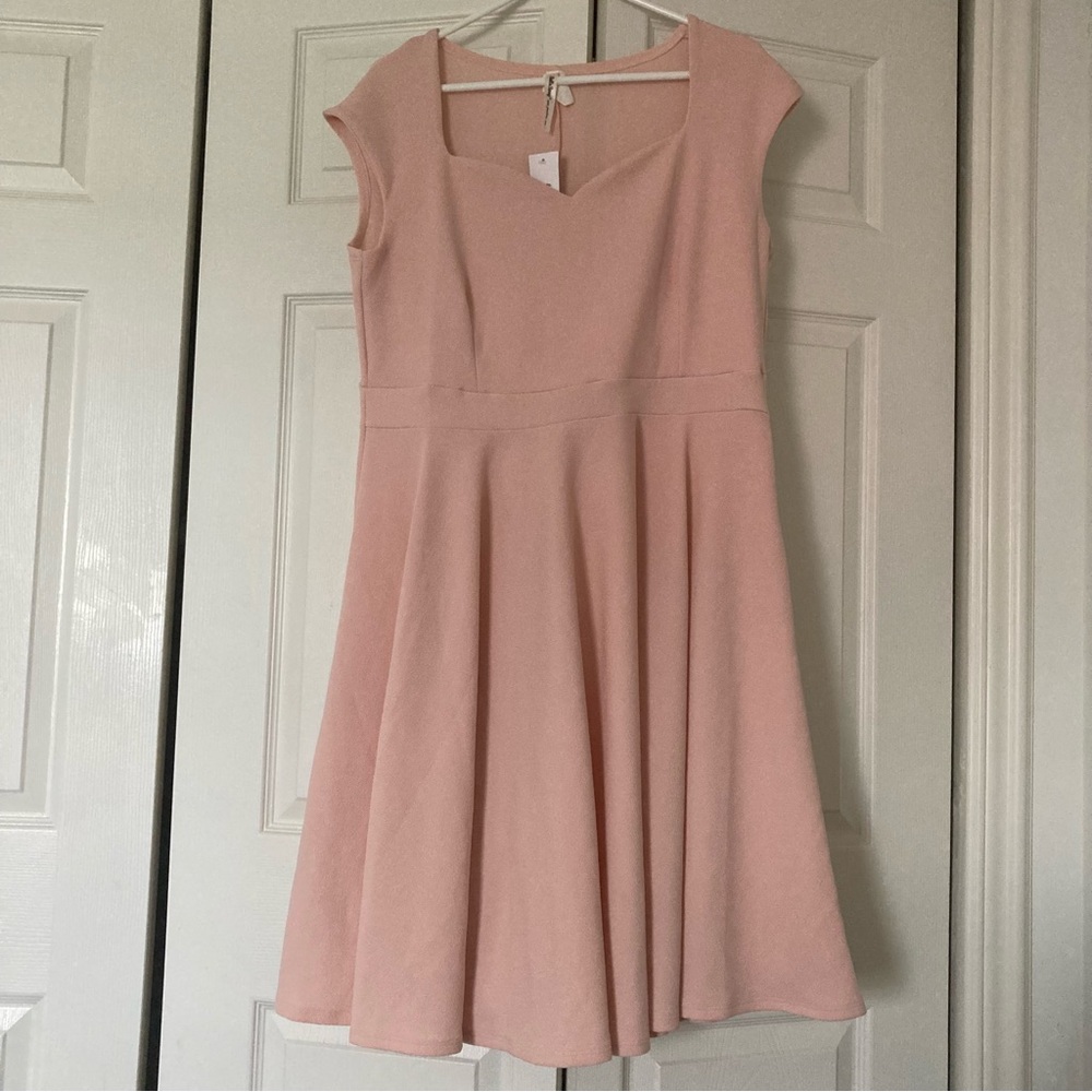 FIT AND FLARE DRESS - Picture 1 of 6